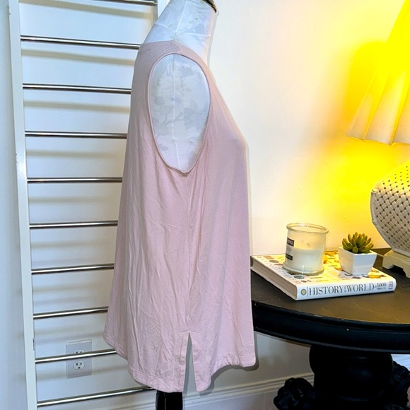 J.jill Wearever Collection Crew Neck Mauve/Pink Sleeveless Tunic - Picture 2 of 7